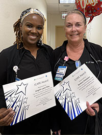 Barbara Donovan and Angelic Lane-Flax