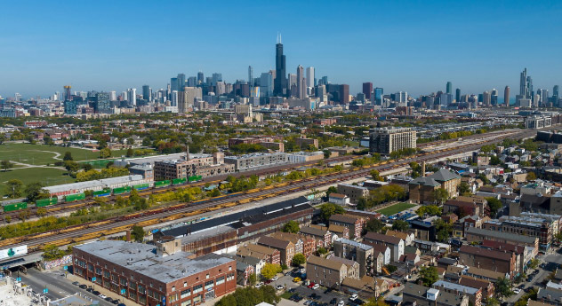 Photo of Chicago skyline