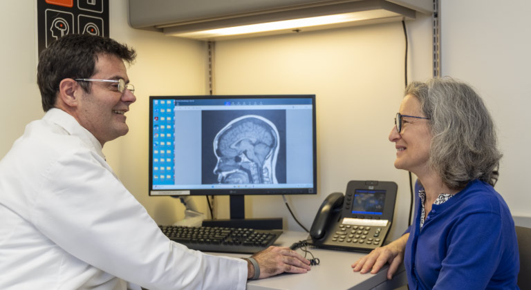 Dr. Mary Lou Schmidt was unsure of what caused her stroke, but her former colleagues at UI Health had the answers and treatment she needed to make a full recovery.