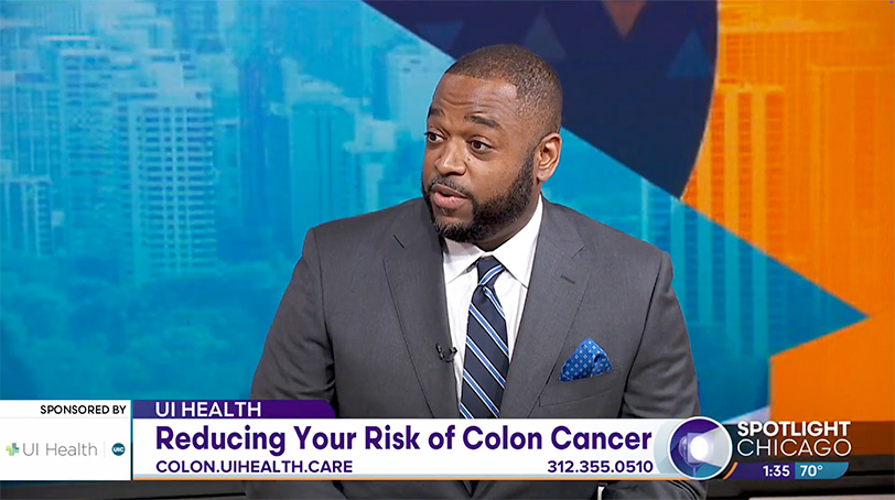 Dr. Gerald Gantt on WGN's Spotlight Chicago.