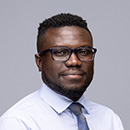 Headshot of Alex Sarpong, Maxillofacial Prosthodontist, Oral and Maxillofacial Surgery