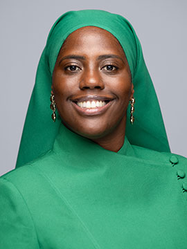 Headshot of Swiyyah Muhammad, Certified Nurse Midwife and Women's Health Nurse Practitioner, Obstetrics and Gynecologygy